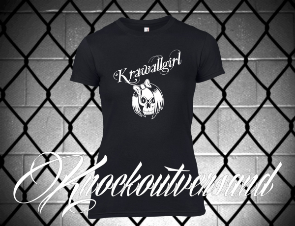 Krawallgirl Skull 2 Frauen T-Hemd